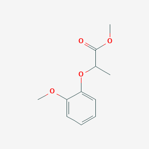 molecular formula C11H14O4 B7764758 2-甲氧基苯氧基丙酸甲酯 CAS No. 63857-99-8