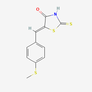 (5Z)-5-[4-(methylsulfanyl)benzylidene]-2-sulfanyl-1,3-thiazol-4(5H)-one