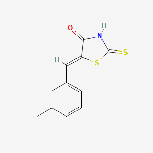 molecular formula C11H9NOS2 B7764888 (5Z)-5-(3-methylbenzylidene)-2-sulfanyl-1,3-thiazol-4(5H)-one 