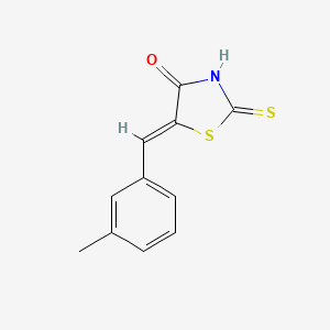 (5E)-2-mercapto-5-(3-methylbenzylidene)-1,3-thiazol-4(5H)-one