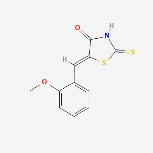 molecular formula C11H9NO2S2 B7764921 5-(o-Methoxybenzylidene)rhodanine CAS No. 81154-10-1