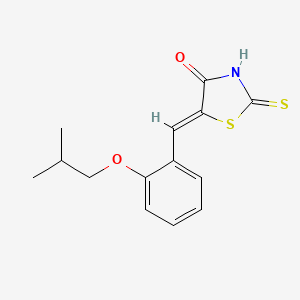 (5Z)-5-[2-(2-methylpropoxy)benzylidene]-2-sulfanyl-1,3-thiazol-4(5H)-one