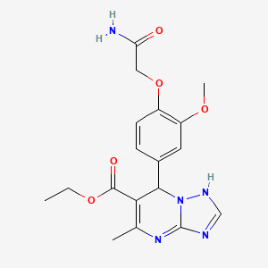 molecular formula C18H21N5O5 B7764983 CID 21231339 