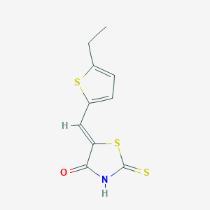(5Z)-5-[(5-ethylthiophen-2-yl)methylidene]-2-sulfanyl-1,3-thiazol-4(5H)-one
