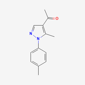 molecular formula C13H14N2O B7765018 1-(5-Methyl-1-p-tolyl-1H-pyrazol-4-yl)ethanone 