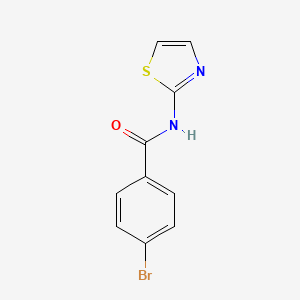 molecular formula C10H7BrN2OS B7765026 4-Bromo-N-thiazol-2-yl-benzamide 
