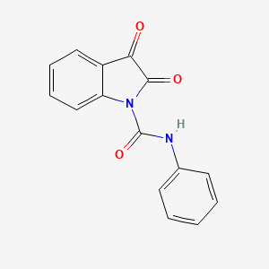 molecular formula C15H10N2O3 B7765066 2,3-dioxo-N-phenyl-1-indolinecarboxamide 