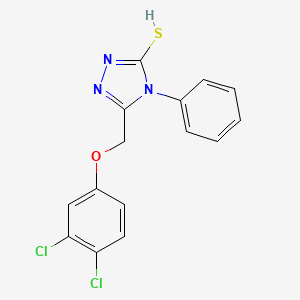 molecular formula C15H11Cl2N3OS B7765077 CID 605336 