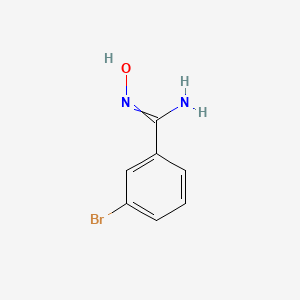molecular formula C7H7BrN2O B7765176 3-Bromo-N-hydroxy-benzamidine 