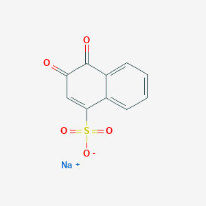 molecular formula C10H5NaO5S B7765185 CID 10636 