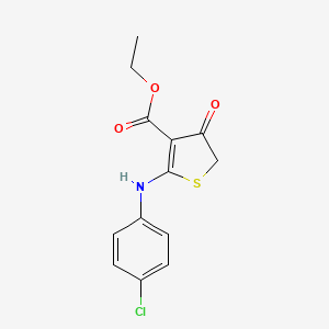 molecular formula C13H12ClNO3S B7765257 CID 828910 