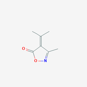 molecular formula C7H9NO2 B7765359 4-Isopropylidene-3-methyl-4h-isoxazol-5-one 