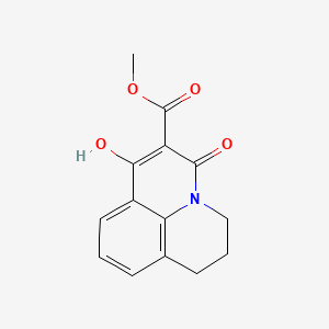 1-Hydroxy-3-oxo-6,7-dihydro-3H,5H-benzo[ij]quinolizine-2-carboxylic acid methyl ester