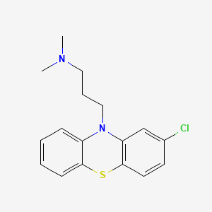 molecular formula C17H19ClN2S B7765462 Chlorpromazine CAS No. 34468-21-8