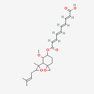 molecular formula C26H34O7 B7765535 Fumagillin from Aspergillus fumigatus, >=90%, powder 