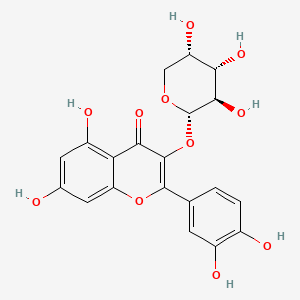 molecular formula C20H18O11 B7765601 Guaijaverin CAS No. 30370-87-7