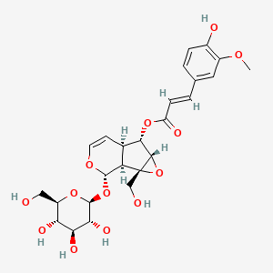 molecular formula C25H30O13 B7765632 6-Feruloylcatalpol CAS No. 125205-48-3
