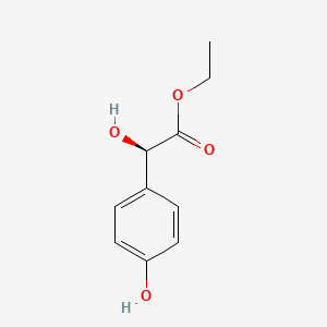 molecular formula C10H12O4 B7765689 ethyl (2R)-2-hydroxy-2-(4-hydroxyphenyl)acetate 