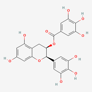 molecular formula C22H18O11 B7765708 (-)-表没食子儿茶素没食子酸酯 CAS No. 2041570-28-7
