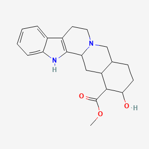 molecular formula C21H26N2O3 B7765734 Methyl 17-hydroxy-20xi-yohimban-16-carboxylate CAS No. 37247-87-3