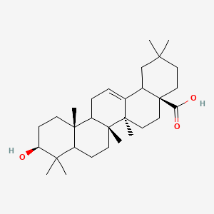 molecular formula C30H48O3 B7765793 (4aS,6aS,6bR,10S,12aR)-10-hydroxy-2,2,6a,6b,9,9,12a-heptamethyl-1,3,4,5,6,6a,7,8,8a,10,11,12,13,14b-tetradecahydropicene-4a-carboxylic acid 