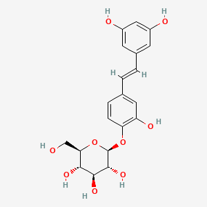 molecular formula C20H22O9 B7765801 (E)-白藜芦醇葡萄糖苷 CAS No. 116181-54-5