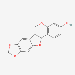 molecular formula C16H12O5 B7765809 3-Hydroxy-8,9-methylenedioxypterocarpane 