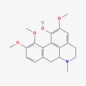 molecular formula C20H23NO4 B7765834 (+/-)-可待因 CAS No. 2505-56-8