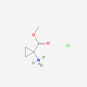 molecular formula C5H10ClNO2 B7765900 (1-Methoxycarbonylcyclopropyl)azanium;chloride 