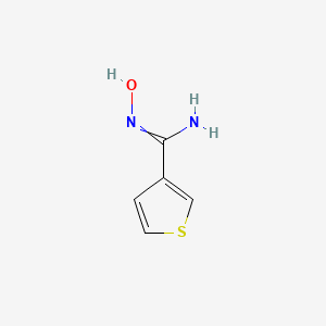 molecular formula C5H6N2OS B7765939 (Z)-N'-hydroxythiophene-3-carboximidamide 