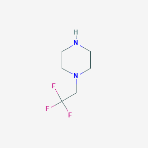 B077660 1-(2,2,2-Trifluoroethyl)piperazine CAS No. 13349-90-1