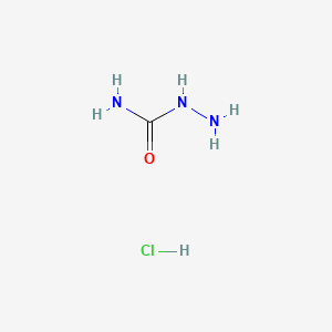 molecular formula CH5N3O.ClH<br>CH6ClN3O B7766094 Semicarbazide hydrochloride CAS No. 563-41-7; 18396-65-1