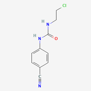 molecular formula C10H10ClN3O B7766099 N-(2-Chloroethyl)-N'-(4-cyanophenyl)urea CAS No. 162478-62-8