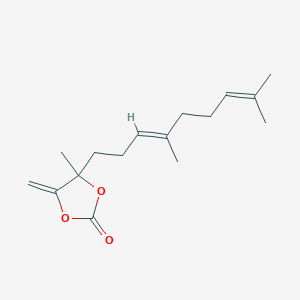 4-[(3E)-4,8-Dimethyl-3,7-nonadienyl]-4-methyl-5-methylene-1,3-dioxolan-2-one