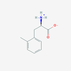 molecular formula C10H13NO2 B7766358 (2R)-2-ammonio-3-(2-methylphenyl)propanoate 