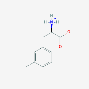 (2R)-2-azaniumyl-3-(3-methylphenyl)propanoate