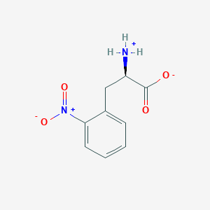 molecular formula C9H10N2O4 B7766377 (2R)-2-azaniumyl-3-(2-nitrophenyl)propanoate 