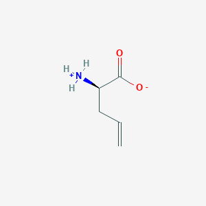 (2R)-2-azaniumylpent-4-enoate