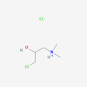 (3-Chloro-2-hydroxypropyl)-dimethylazanium;chloride