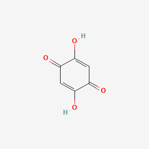 molecular formula C6H4O4 B7766668 2,5-Dihydroxy-1,4-benzoquinone CAS No. 1760-52-7