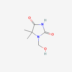 molecular formula C6H10N2O3 B7766688 1-(羟甲基)-5,5-二甲基乙内酰脲 CAS No. 27636-82-4