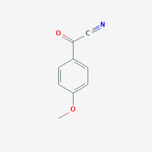 molecular formula C9H7NO2 B077667 4-Methoxybenzoyl cyanide CAS No. 14271-83-1