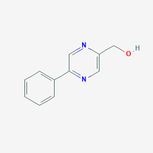 molecular formula C11H10N2O B7766728 (5-Phenylpyrazin-2-yl)methanol 