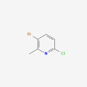 molecular formula C6H5BrClN B7766732 3-Bromo-6-chloro-2-methylpyridine CAS No. 915402-29-8