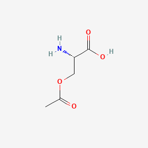 molecular formula C5H9NO4 B7766794 O-乙酰-L-丝氨酸 CAS No. 25248-96-8