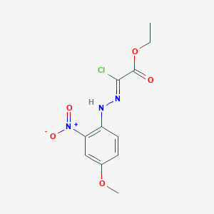 Ethyl 2-chloro-2-[2-(4-methoxy-2-nitrophenyl)hydrazono]acetate