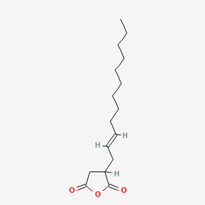 molecular formula C16H26O3 B7766978 2-十二烯-1-基琥珀酸酐 CAS No. 428493-97-4