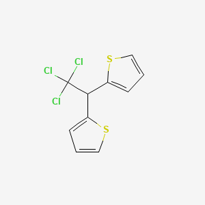 molecular formula C10H7Cl3S2 B7767092 2,2'-(2,2,2-Trichloroethylidene)dithiophene CAS No. 6345-58-0