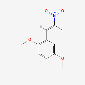 molecular formula C11H13NO4 B7767115 1-(2,5-二甲氧基苯基)-2-硝基丙烯 