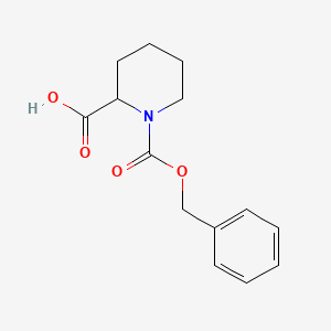 molecular formula C14H17NO4 B7767176 1-Cbz-2-piperidinecarboxylic acid CAS No. 71170-88-2